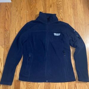 John’s Hopkins University Zip Up Fleece Navy